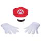 KIT SUPER MARIO ENFANT (casquette/moustache/gants)