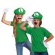 KIT SUPER LUIGI ENFANT (casquette/moustache/gants)
