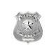 BADGE POLICE BROCHE
