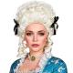 PERRUQUE FEMME COLONIALE BLOND PLATINE
