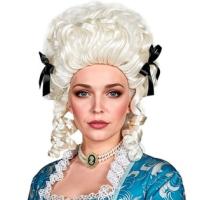 PERRUQUE FEMME COLONIALE BLOND PLATINE