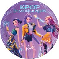 ASSIETTES K-POP DEMON HUNTERS 23CM X8