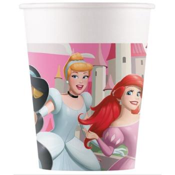 GOBELETS CARTON PRINCESSES WORLD 25CL X8
