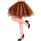 TUTU MARRON DEGRADE (+poche intérieure)