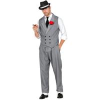 COSTUME GANGSTER T.XXL (gilet/pantalon/cravate)