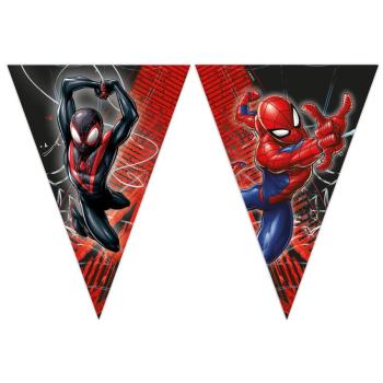 GUIRLANDE FANIONS CARTON SPIDERMAN WORLD OF WEBS 2.3M