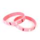 SET DE 2 BRACELETS OCTOBRE ROSE SILICONE
