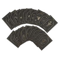 JEU DE CARTES ORACLE COSMIC SPIRIT PAPIER NOIR ET OR 8X11CM