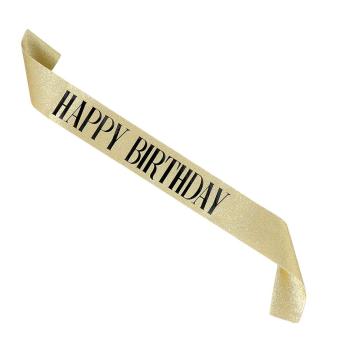 ECHARPE HAPPY BIRTHDAY OR