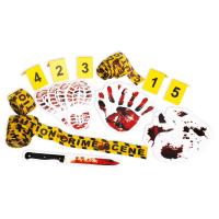 ACCESSOIRES SCENE DE CRIME (19 pièces)