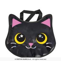 SAC CHAT METALLISE PVC 29X31CM