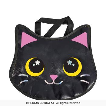 SAC CHAT METALLISE PVC 29X31CM