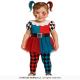 COSTUME BEBE PETITE HARLEQUINN COLORE 18-24 MOIS