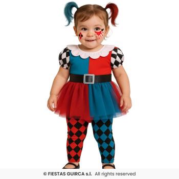 COSTUME BEBE PETITE HARLEQUINN COLORE 18-24 MOIS