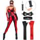 COSTUME ARLEQUIN MALEFIQUE T.M (combi et divers accessoires)