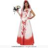COSTUME MARIEE ENSANGLANTEE T.S (robe+voile)