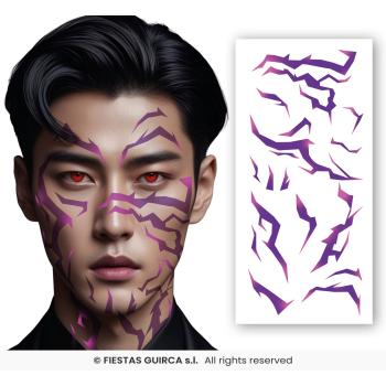 TATOUAGE DEMON COREE 30X14CM